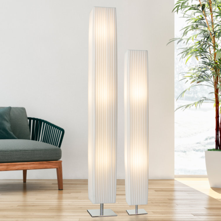 Tall white floor best sale lamp